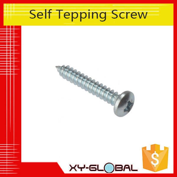 Custom Metal Screws with Zinc Plated Gold Plated