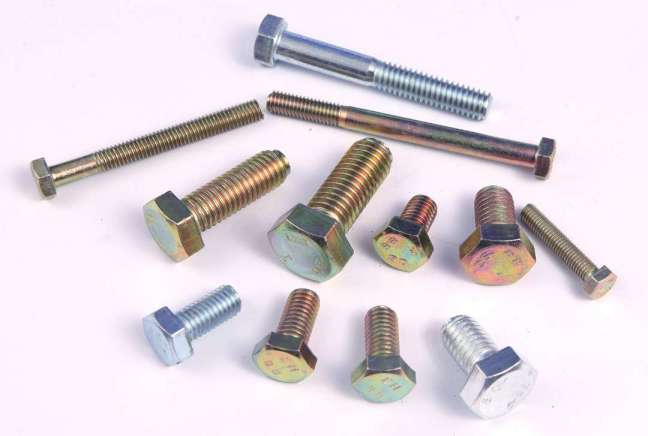 Yellow Zinc Screws of Machining Process